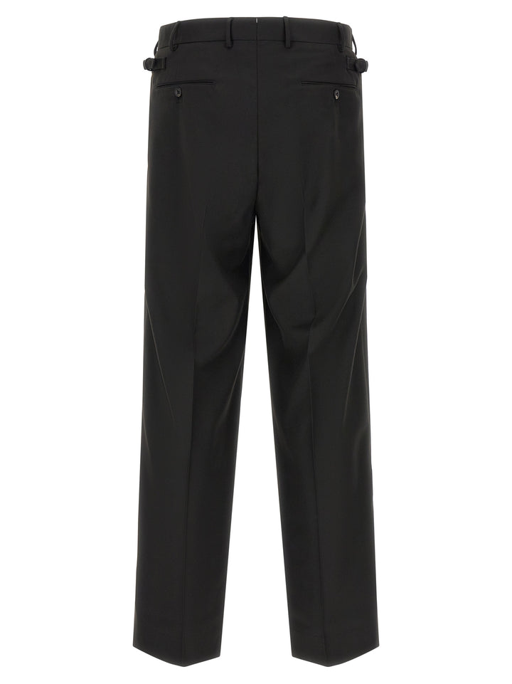 CELLAR DOOR Black Polyester Casual Pants