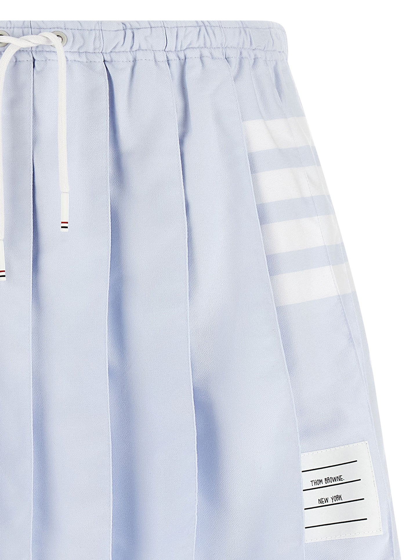 Thom Browne Blue Cotton Long Skirt