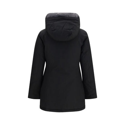 Woolrich Black Cotton Parka