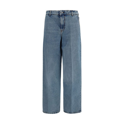 Ami Paris Blue Cotton Jeans Denim
