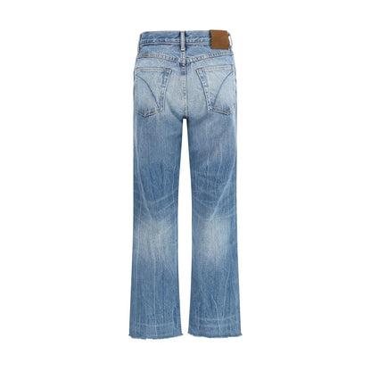 Tom Ford Blue Cotton Bootcut Jeans