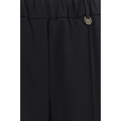 Burberry Black Wool Oves Aries Joggers (Workout Pants)