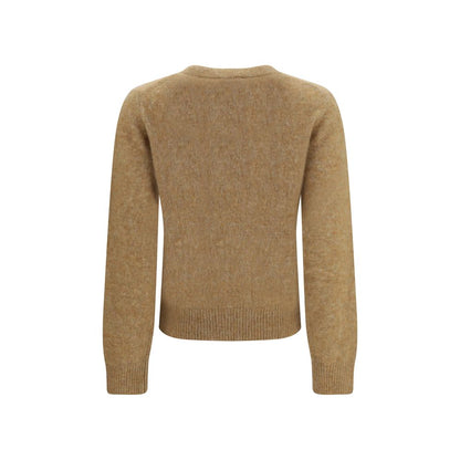 Ganni Beige Alpaca Vicugna Pacos Sweatshirt