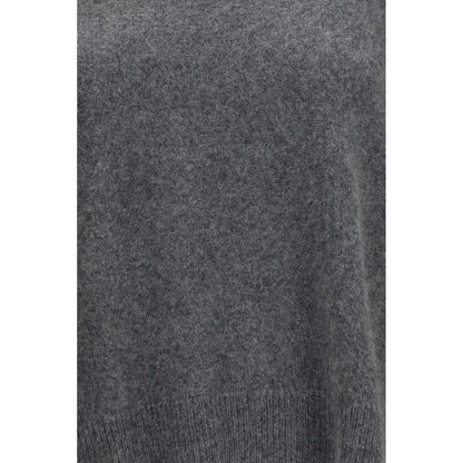 Loulou De Saison Gray Wool Oves Aries Sweatshirt