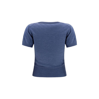 Vivienne Westwood Blue Wool Oves Aries Sweatshirt