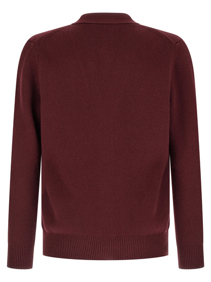 Gucci Bordeaux Cashmere Cardigan