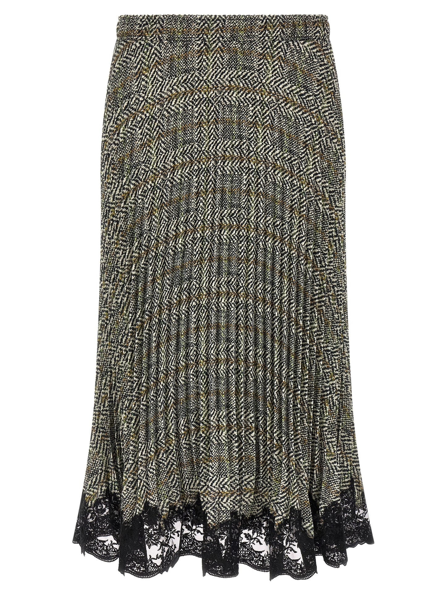 Ermanno Scervino Multicolor Polyester Midi Skirt