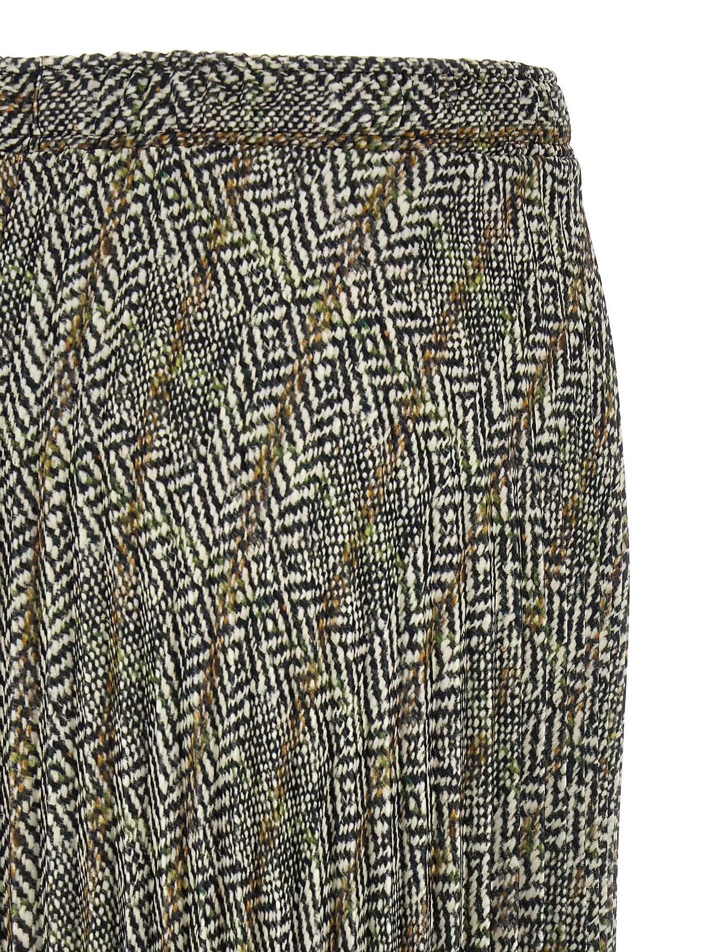 Ermanno Scervino Multicolor Polyester Midi Skirt