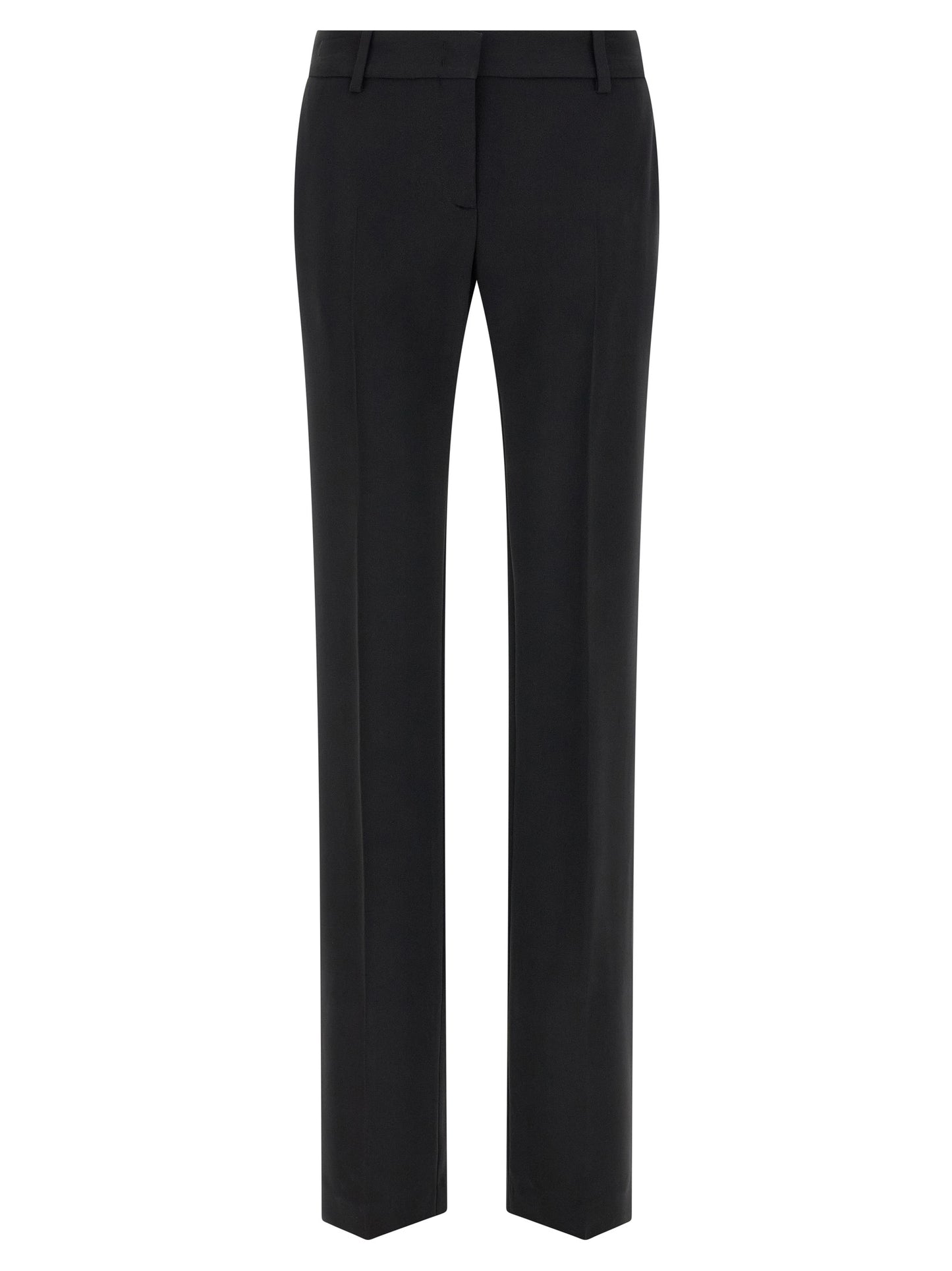 Ermanno Scervino Black Viscose Dress Pants