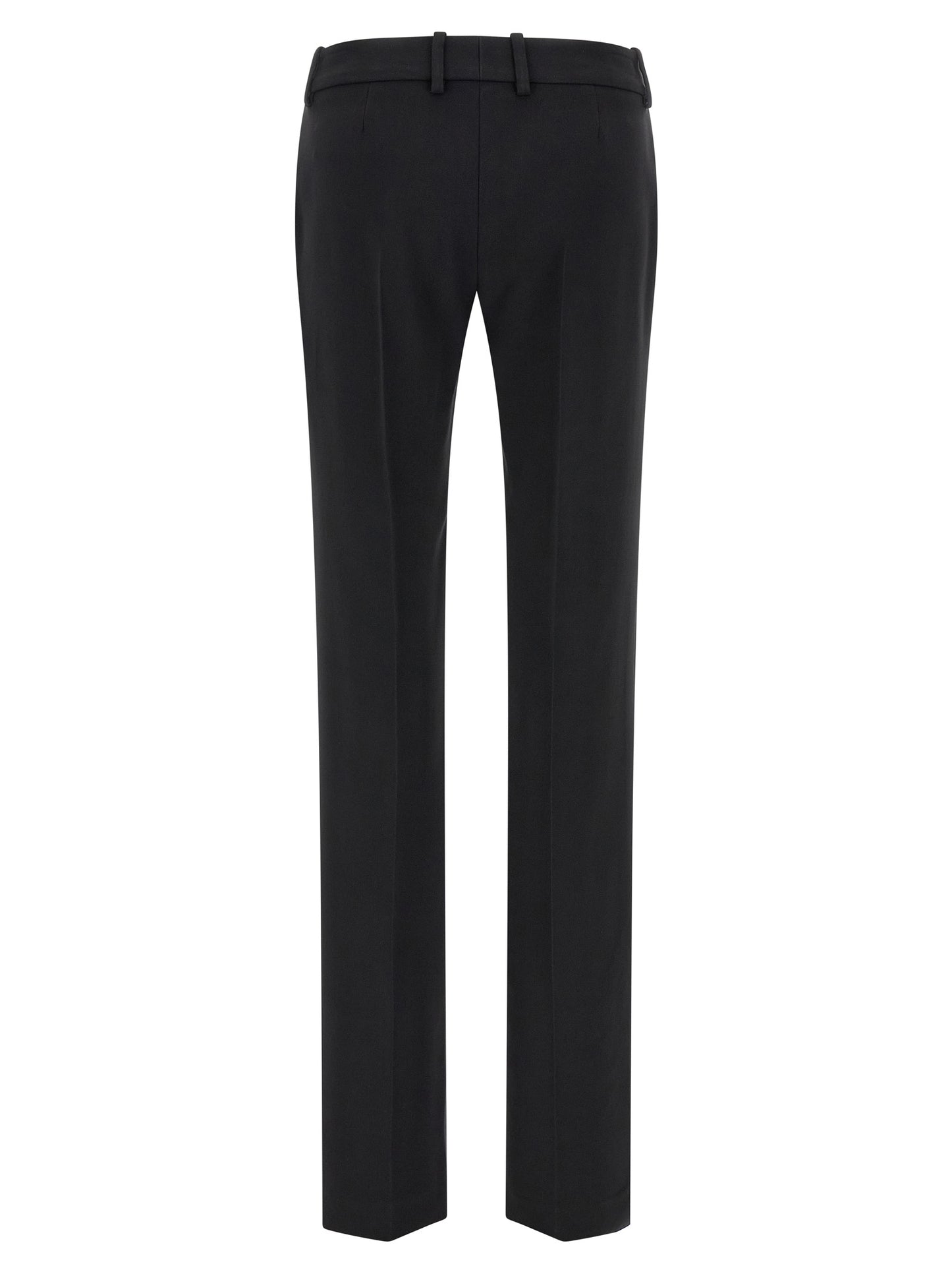 Ermanno Scervino Black Viscose Dress Pants