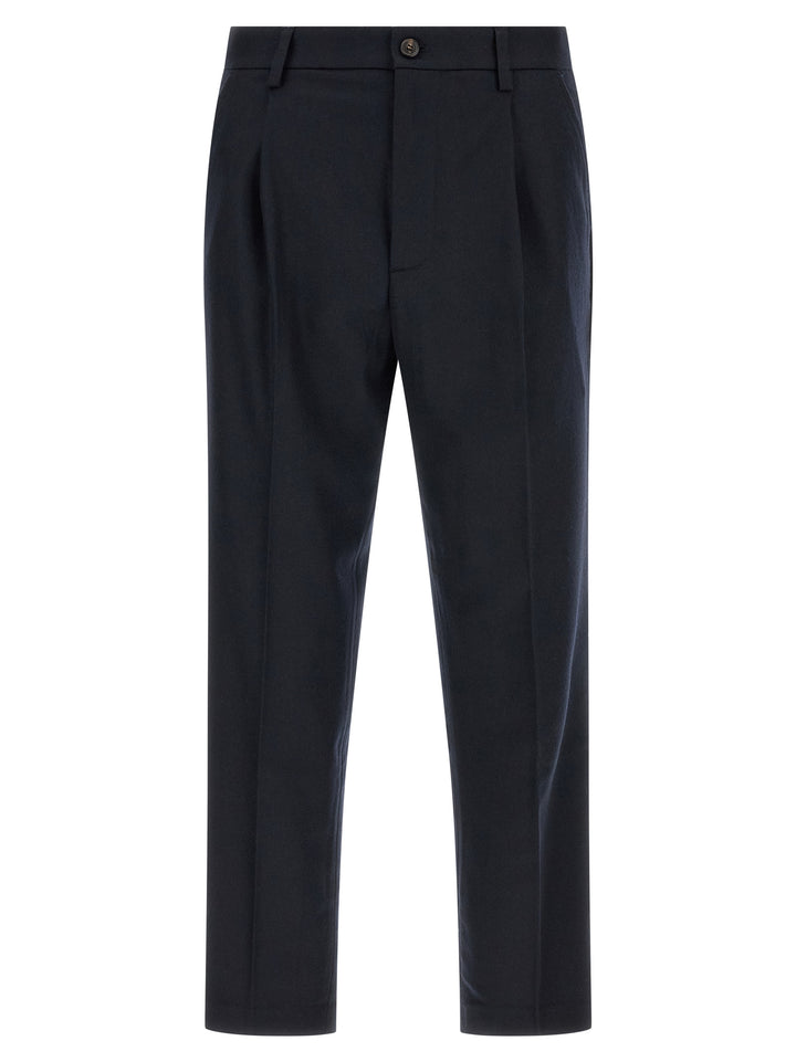 Department 5 Blue Wool Casual Pants