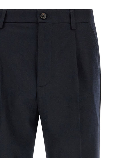 Department 5 Blue Wool Casual Pants