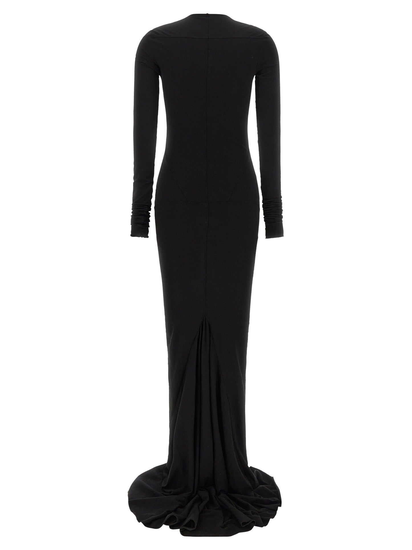 DRKSHDW Black Cotton Long Dress