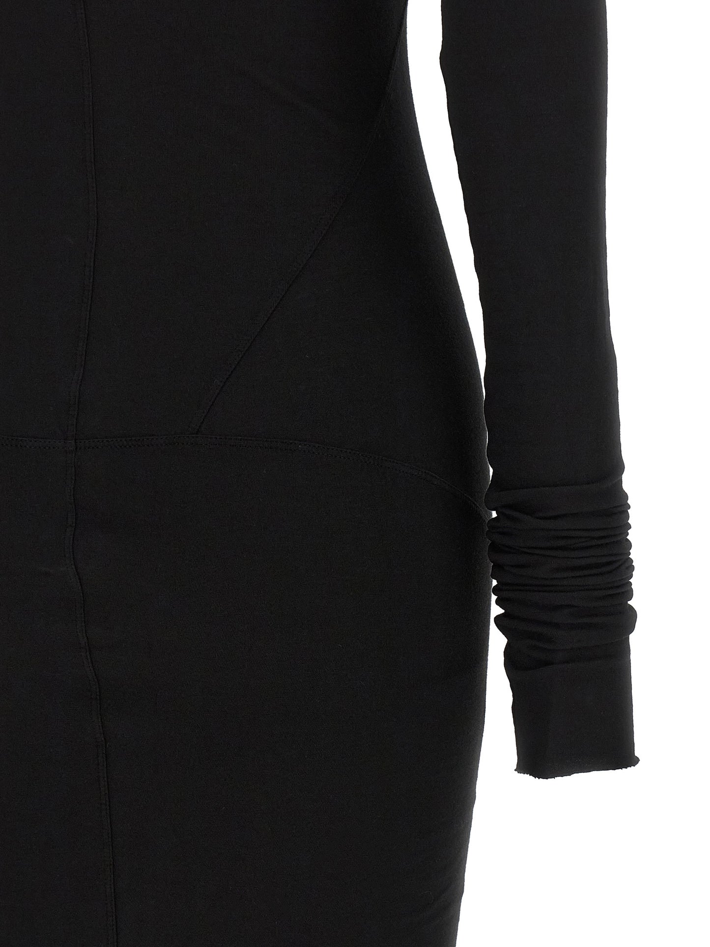 DRKSHDW Black Cotton Long Dress