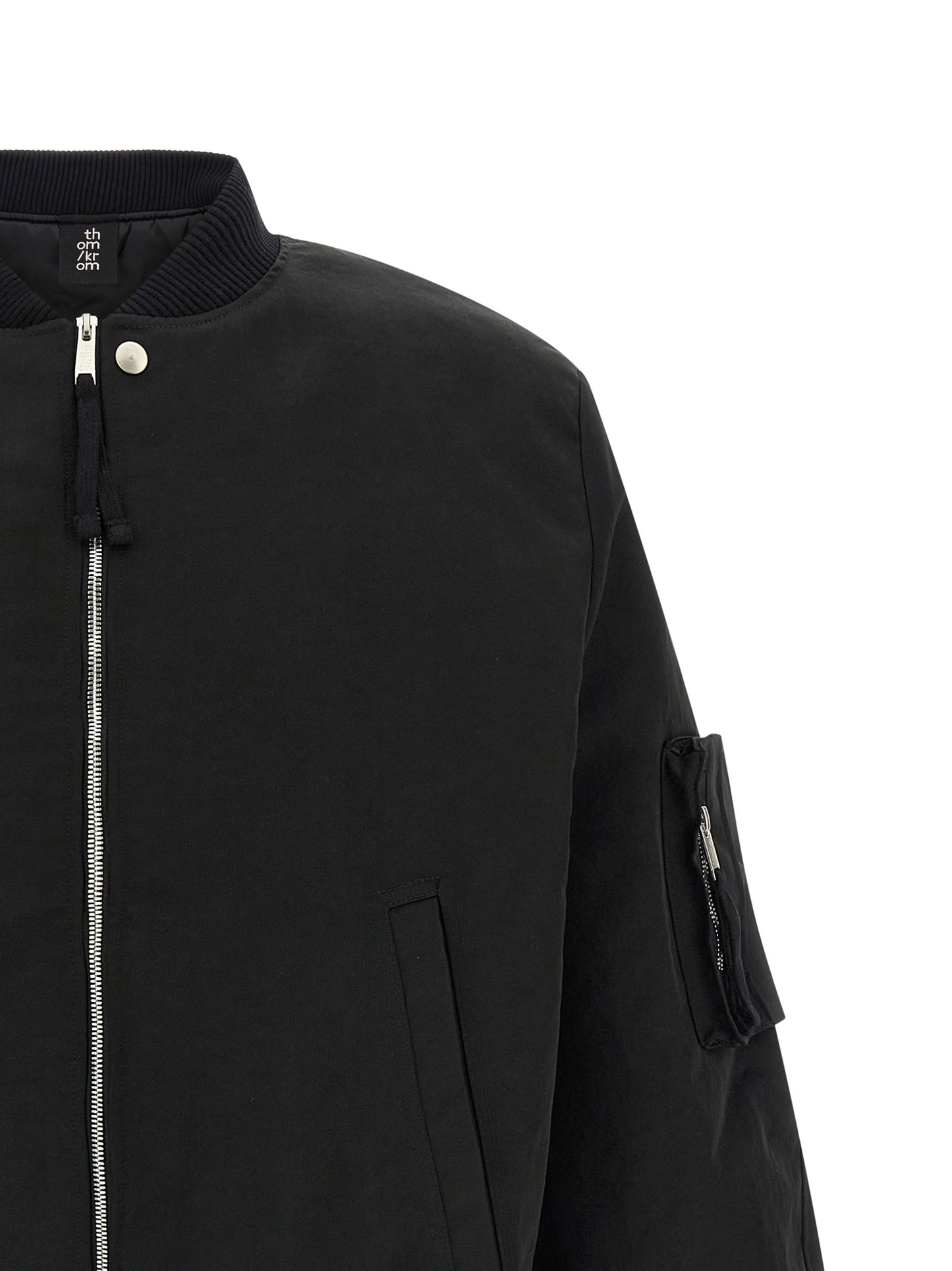 Thom Krom Black Recycled Polyamide Bomber
