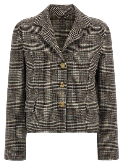 Ermanno Scervino Multicolor Virgin Wool Blazer