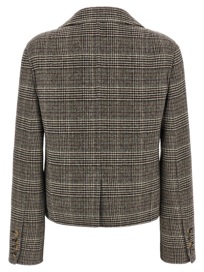Ermanno Scervino Multicolor Virgin Wool Blazer