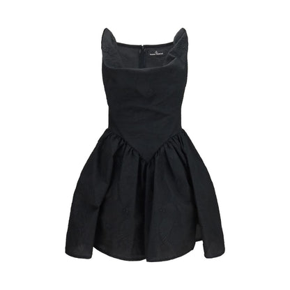 Vivienne Westwood Black Cotton Casual Dress