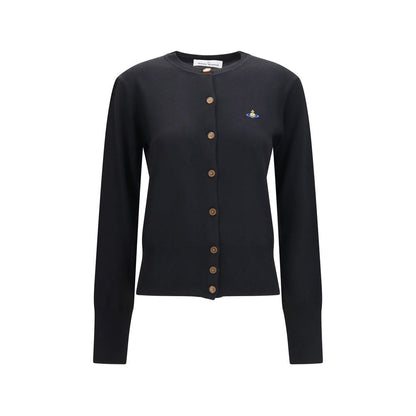 Vivienne Westwood Black Wool Oves Aries Cardigan