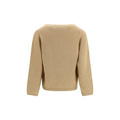 Allude Beige Cashmere Sweater
