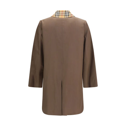 Burberry Brown Cotton Coat
