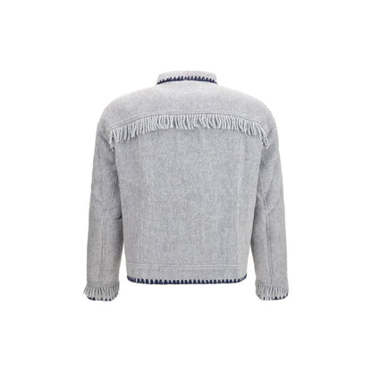Baziszt Blue Alpaca Vicugna Pacos Full-Length Jacket