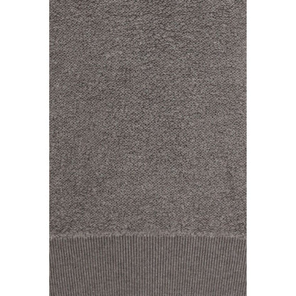 Piacenza Cashmere Gray Wool Oves Aries Sweatshirt
