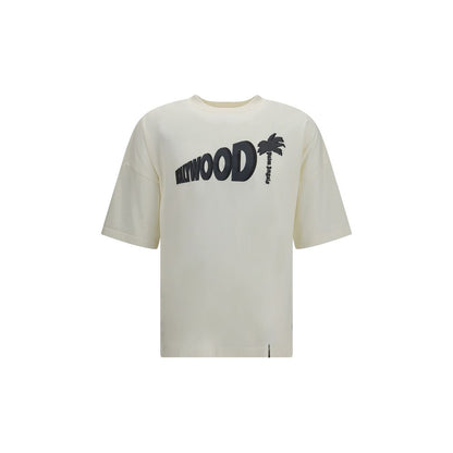 Palm Angels White Cotton T-Shirt