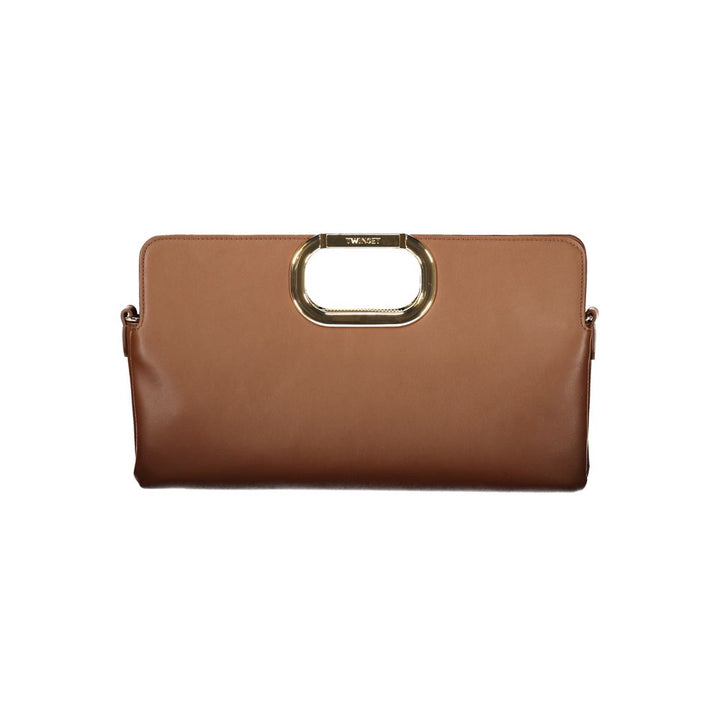 Twinset Brown Polyurethane Women's Bag