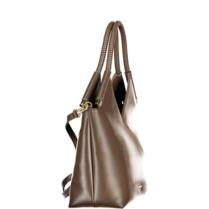 Twinset Brown Polyethylene Handbag