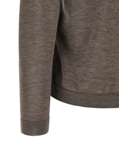 CO Brown Cashmere Cardigan