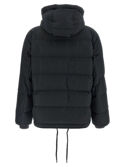 Brunello Cucinelli Black Cotton Full-Length Jacket