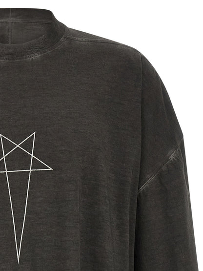 DRKSHDW Gray Cotton T-Shirt