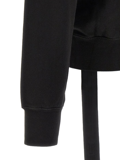 DRKSHDW Black Cotton Sweatshirt