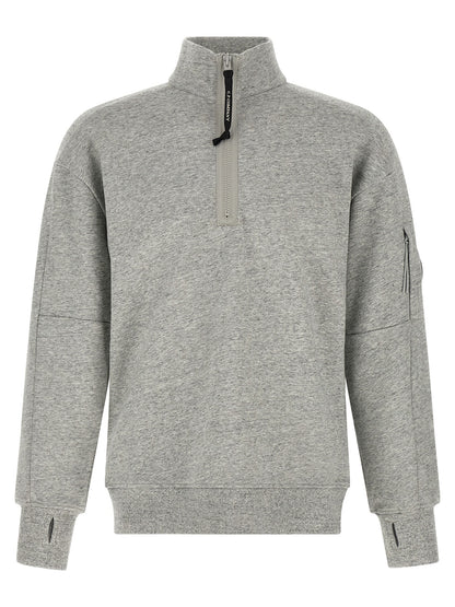 C.P. Company Gray Cotton Sweatshirt