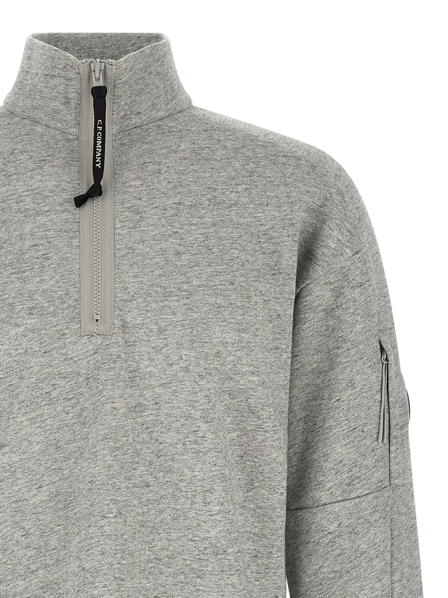C.P. Company Gray Cotton Sweatshirt