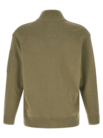 C.P. Company Bicolor Wool Cardigan