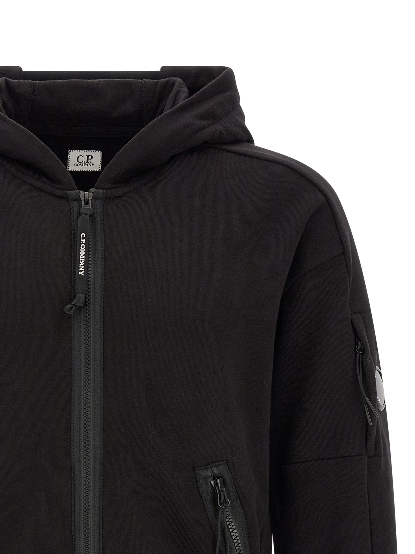 C.P. Company Black Cotton Sweatshirt