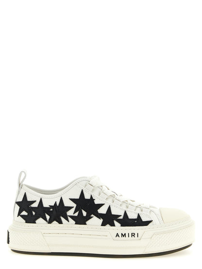 Amiri White Cotton Low Top Sneakers
