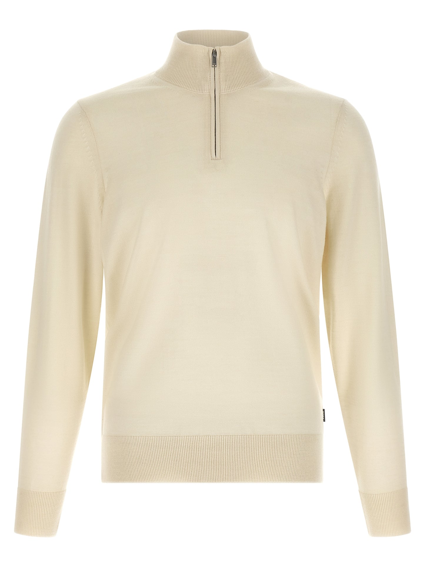 Hugo Boss Beige Virgin Wool Cardigan