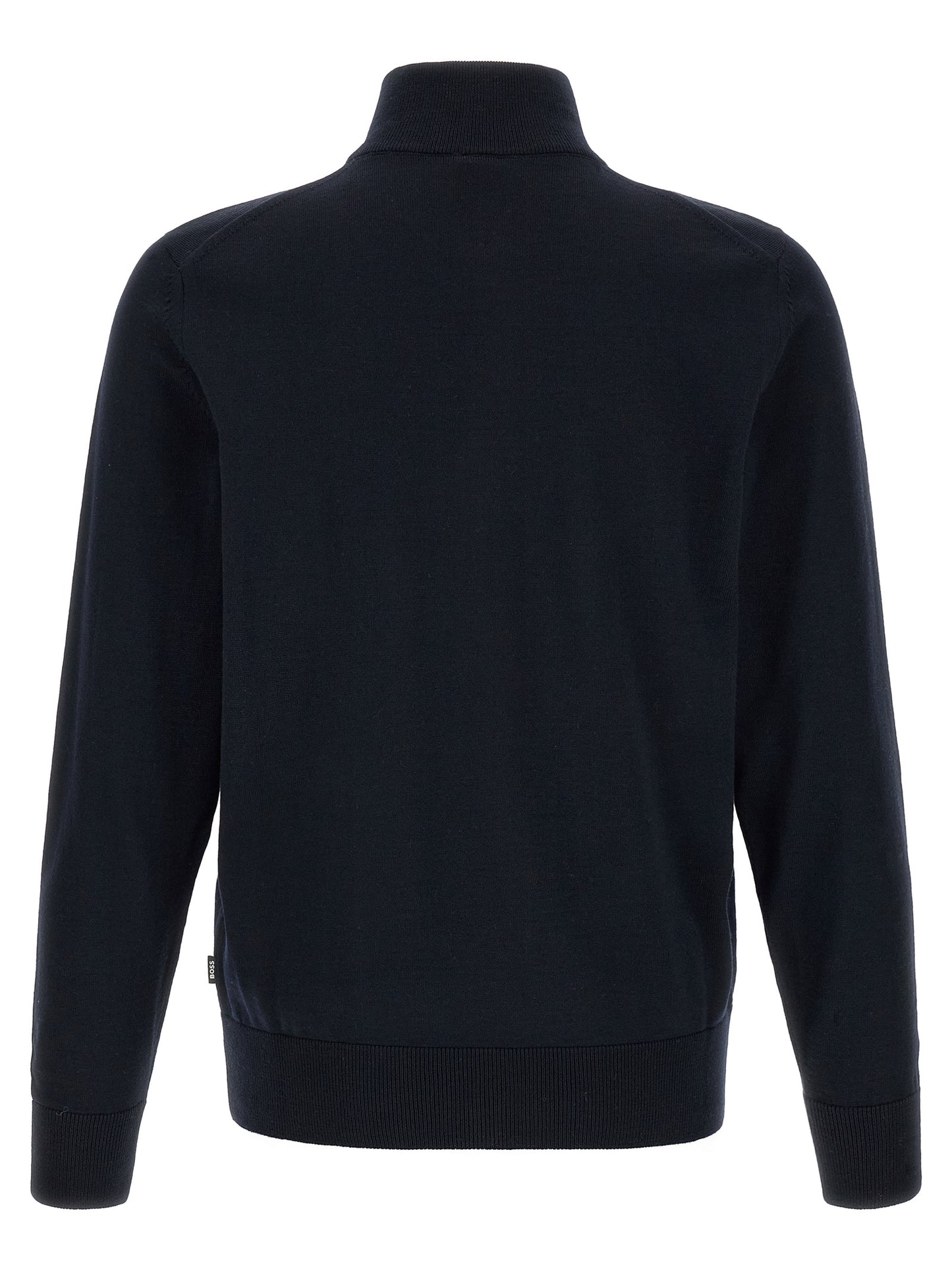 Hugo Boss Blue Virgin Wool Cardigan