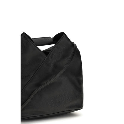 MM6 Black Polyethylene Shoulder Bag