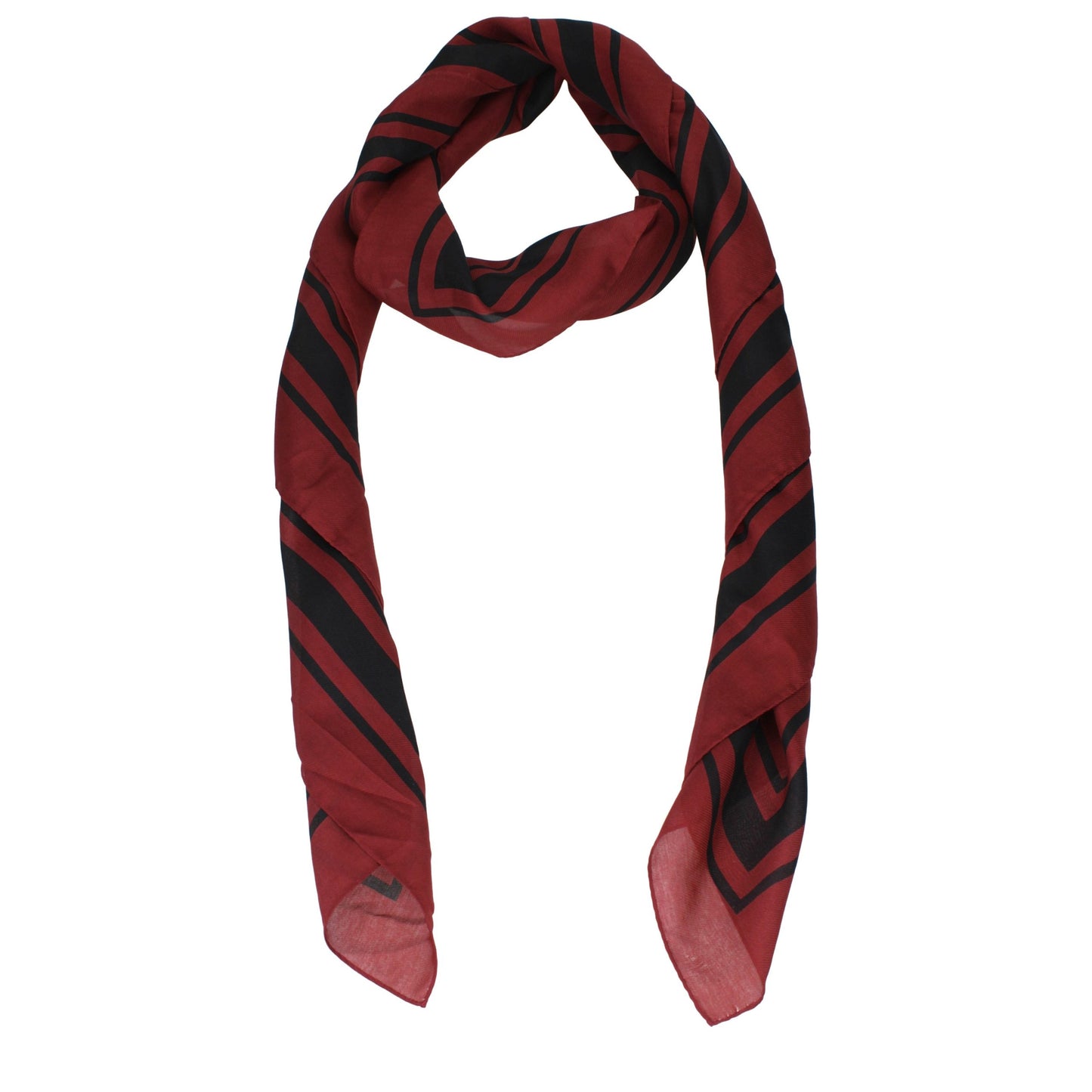 Burberry Red Cotton Foulard