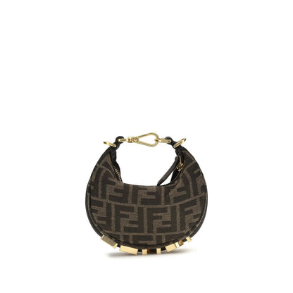 Fendi Brown Polyamide Shoulder Bag