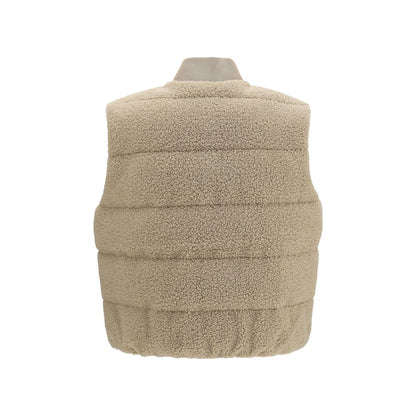 Parajumpers Beige Polyester Sleeveless Jacket