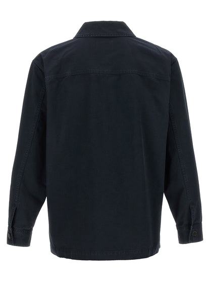 Saint Laurent Blue Cotton Blouse