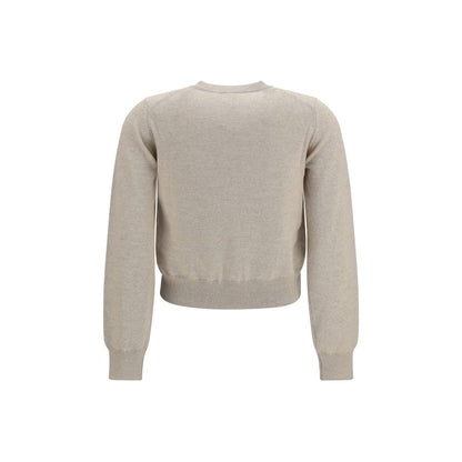 Maison Kitsuné Beige Cotton Cardigan