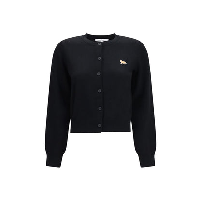 Maison Kitsuné Black Cotton Cardigan
