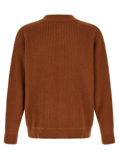 Isabel Marant Brown Merino Wool Cardigan
