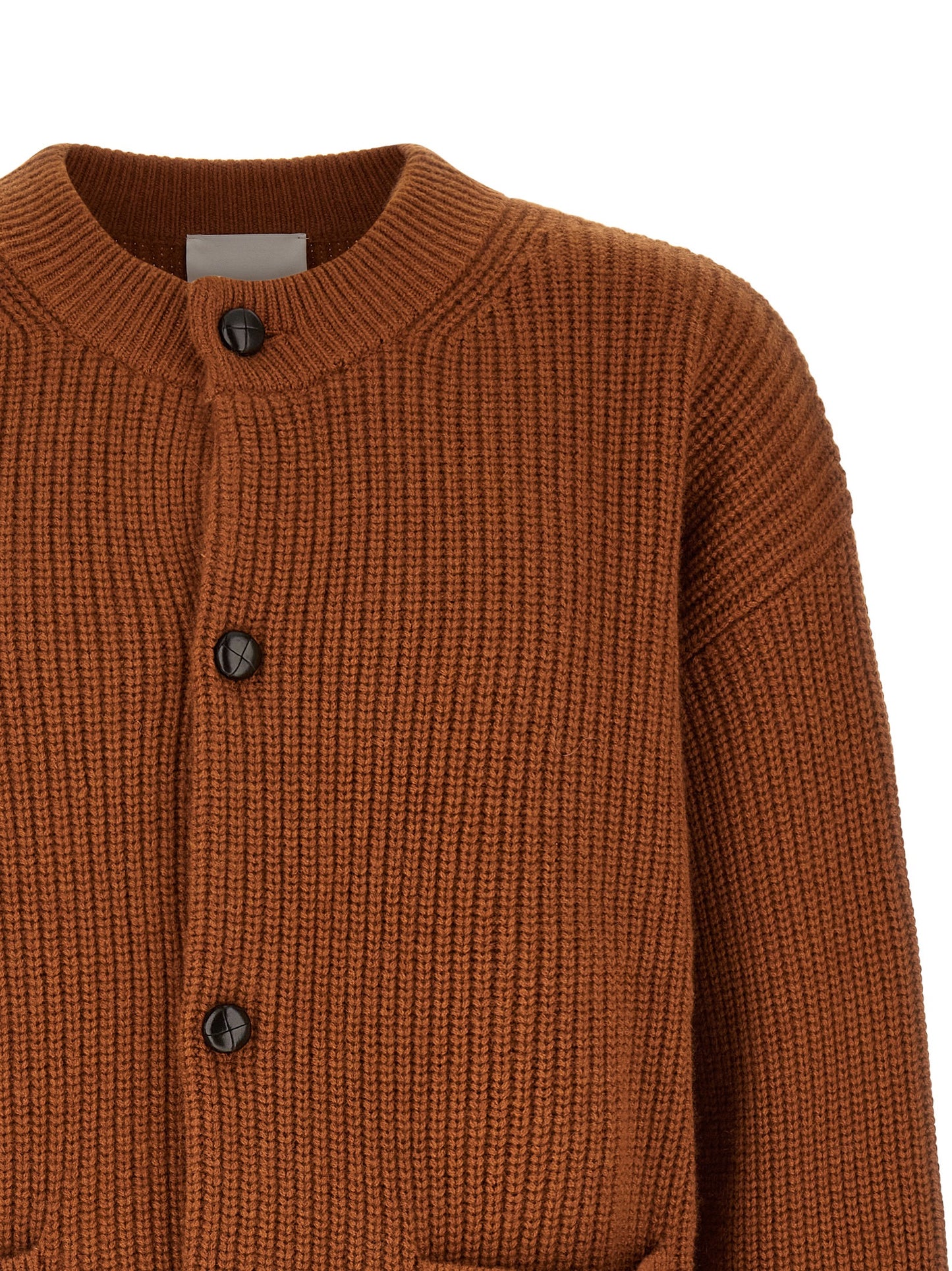 Isabel Marant Brown Merino Wool Cardigan